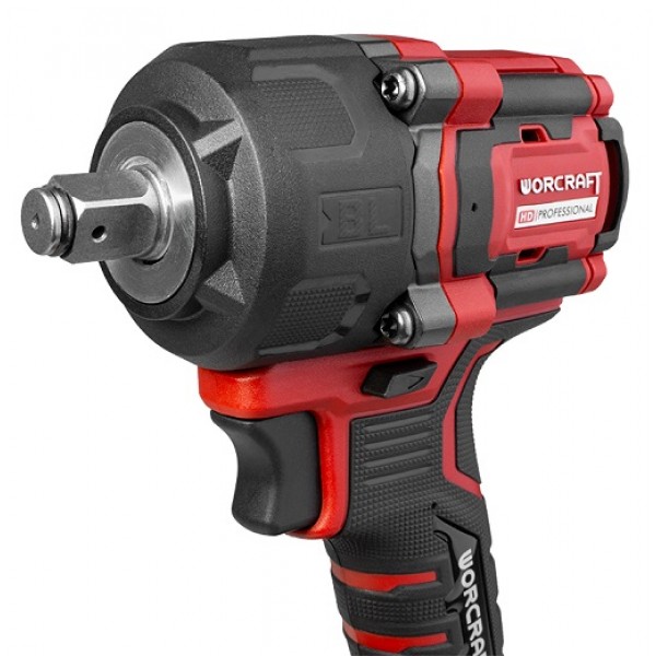 Akumuliatorinis smūginis veržliasukis 1/2'' 750Nm WORCRAFT 20V LI-ION 1x4Ah
